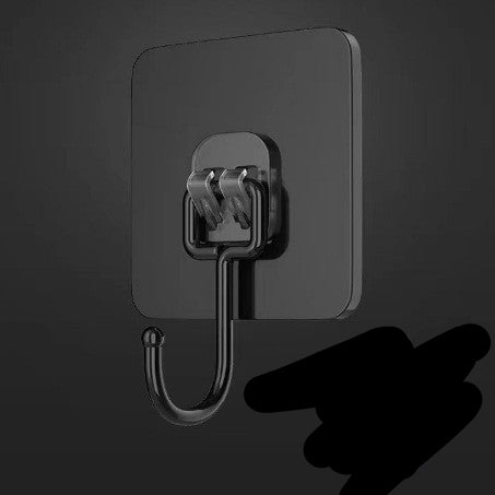 7*7 matte black large hook (light luxury style) 5-pack