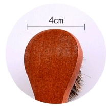 17cm red brush