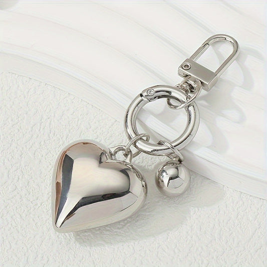 Heart-shaped keychain
