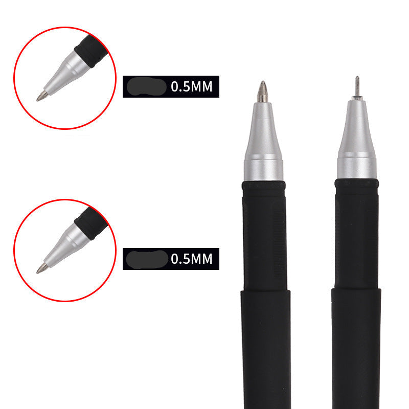 Black Gel Pen (0.5mm)-5PCS
