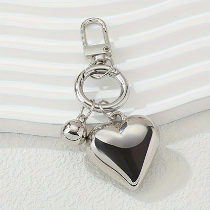 Heart-shaped keychain