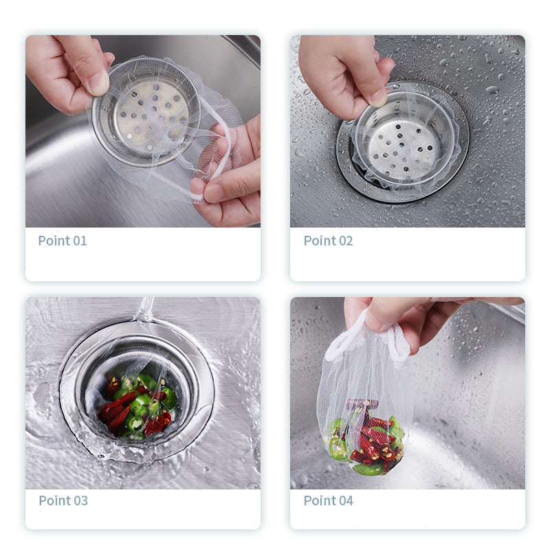 Sink Drain Net (1 pack、30 pieces)